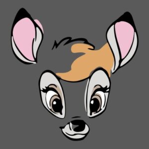 Bambi dibujo, rostro
