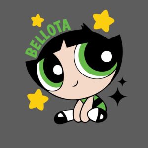 Bellota sentada, powerpuff girls