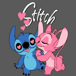 Beso, Stitch y Ángel