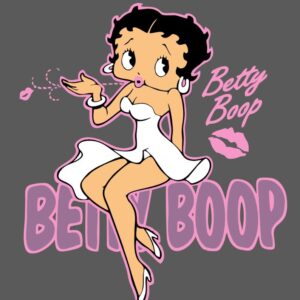 Betty boop tirando beso