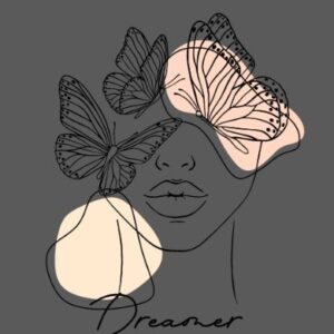 Diseño abstracto, rostro