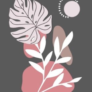 Diseño abstracto, hoja