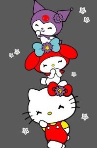 Hello kitty y Kuromi