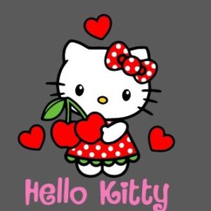 Hello kitty con manzana