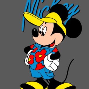 Mickey con gorra