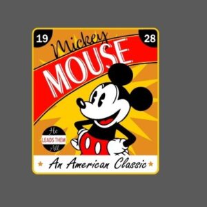 Mickey Mouse, cuadrado