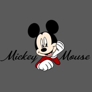 Mickey mouse, medio cuerpo