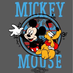 Mickey y pluto, escudo