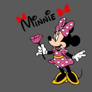 Minnie con flor