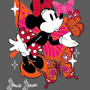 Minnie mouse, mariposas
