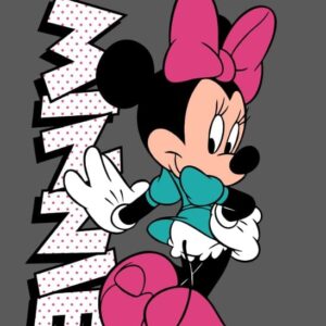 Minnie posando de espaldas
