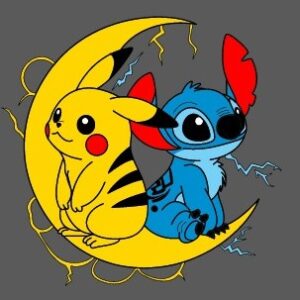 Pikachu y stitch