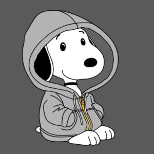 Snoopy con sudadero