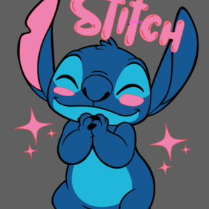 Stitch, ojos cerrados
