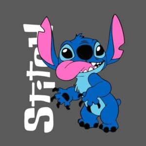 Stitch sacando la lengua