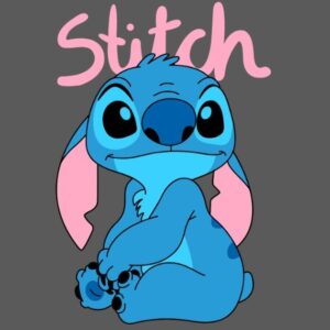 Stitch sentado