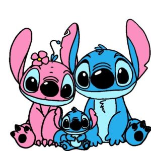 Stitch y su familia