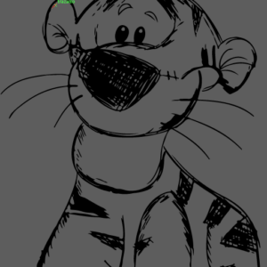 Tigger, dibujo